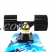 22 Skateboard Complete Street Retro Cruiser Blue Camo Print Deck   567451594